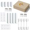 SIEGENIA 4 pz. Set di coperture per finestre in PVC e porte in PVC FAVORIT KF3 EB, EL O, EL U, S, W KF, BIANCO di Siegenia