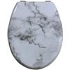 OISE ART STORE Trade Shop - Copriwater Universale Resistente con Stampa Marmorizzata Cerniere WC Bagno 69201-3,5
