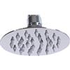 TLDSHOP® - SOFFIONE DOCCIA in acciaio inox - ugelli anticalcare - getto effetto pioggia - TONDO o QUADRATO - Varie misure disponibili - Quantità: Pz 1 (TONDO 15⌀)