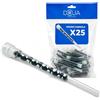 DOJA Barcelona Cannula Tassello di Ancoraggio Chimico DOJA Barcelona - Pack 25 - Diversi Modelli, Ugello Miscelatore Ancorante Chimico Efficiente, Beccuccio Miscelatore, Miscelatore Statico, Cannula Ancoraggio