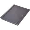 Aqbau® Sportello di ispezione ABS grafite, porta di ispezione, sportello di manutenzione, sportello di pulizia, apertura di manutenzione, sportello di ispezione (30 x 40 cm)