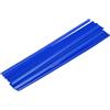 QUARKZMAN 15PCS Bacchette Di Saldatura Plastica Blu 9.5mm x 250mm HDPE Nastro Piatto Di Saldatura Plastica Per Riparare Serbatoi D'Acqua Pedane Carrelli Bidoni(0.4inch x 10inch)