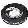 rohrfix-24 1 rotolo da 10 m di nastro forato largo17 mm, in acciaio galvanizzato multiforo