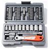 Candeon 47 PCS Set Cacciaviti Chiave A Cricchetto Magnetica,1/4 Mini Bussola Chiave A Cricchetto Reversibile Cacciavite Ad Angolo A Cricchetto Con 32pz Punte (25mm), 10pz Bussole