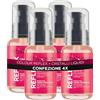 Vitalcare | Colour Reflex - Cristalli Liquidi Protettivi per Capelli Colorati, con Meches o Trattati, con Vitamina E e Filtri Solari UVB, per Capelli più Forti, Vellutati e Brillanti, 4 x 50 ml