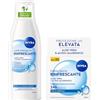 NIVEA Skincare Kit Rinfrescante con Crema Giorno SPF 30 50 ml e Latte Detergente 200 ml, Con Aloe Vera e Acido Ialuronico, 24h di idratazione intensa, Rimuove trucco waterproof, Pelle normale e secca