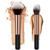 Banidy, set di pennelli per trucco e evidenziatore, pennello piatto ad arco Kabuki per fondotinta, fard, abbronzante, polvere impeccabile, per miscelare liquidi e crema, lucidare, correttore