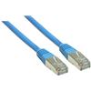 ALCASA Cavo patch RNS® con protezione del naso a scatto, Cat. 6, S/FTP, PiMF, PVC, 250MHz, blu, 30m, Buone connessioni (8060-300B)