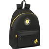 safta KINGS League Ray de Barcellona - Day Pack per bambini, zaino per bambini, qualità e massima resistenza, comodo e versatile, 33 x 15 x 42 cm, colore nero, Nero, Estándar, Casual