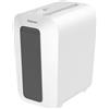 Fellowes distruggi documenti a frammento LX65, 10 fogli, per casa e piccolo ufficio, uso personale, cestino da 22 litri, distruggidocumenti con tecnologia Safesense, bianco