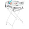 HUOLE Vaschetta Bagnetto Neonato con Supporto-Vasca da Bagno Bambini 1-3 Anni con Termometro Incorporato e Tubo di Scarico - Offri il massimo comfort al tuo bambino (stile 5, 81,5 x 48 x 21 cm, grigio)