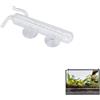 Cyrank Bancone a bolle di serbatoio di pesce, Diffusore CO2 Diffusore Aquarium Spirale Atomizzatore CO2 Diffusore con una ventosa per acquario piantata