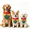 Generico Bandana Cane Personalizzata Per Mondiali 2026, Bandana Per Cani Con Nome E Numero Stile Calcio, 18 Modelli Di Bandiere，Per Cani Piccoli Medi Grandi, Amanti Dei Cani (Ghana)