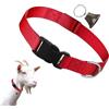 Liakyunf Collari Per Capre Con Campanelli | Set Collare Regolabile in Nylon - Campanello Per Pascolo Anti Perdita Per Animali Addestramento Capre Animali Fattoria