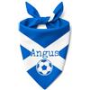 Pictogogo Bandana Personalizzata per Cane con Nome - Foulard per Cani Personalizzabile con Testo e Simbolo - Lavabile - Prodotto e Personalizzato in Europa (Scozia, S)
