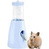 Generico Bottiglia d'Acqua per Gerbillo | Bevitoio d'Acqua per Criceti con Base | Bevitore a Fondo Aperto da 80ml per Animali da Interno Casa Dormitorio Balcone Cincillà