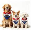 Generico Bandana Cane Personalizzata Per Mondiali 2026, Bandana Per Cani Con Nome E Numero Stile Calcio, 18 Modelli Di Bandiere，Per Cani Piccoli Medi Grandi, Amanti Dei Cani (Croazia)