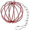 Generico Dispenser Fieno per Conigli - Rastrelliera Fieno per Conigli - Giocattoli Masticabili Metallo Palla Accessori Gabbia Cincillà