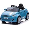 TURBO CHALLENGE - Fiat 500 - Portatore Elettrico - 119223 - Auto Telecomandata - Blu - Max 30 kg - Plastica - Batterie Ricaricabili e Pile Non Incluse - Da 3 a 6 Anni