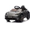 Macchina Elettrica per Bambini Porsche Taycan Turbo S 12V con Telecomando Bluetooth Luci LED e Tappetini Nero