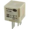HELLA 4RA 007 507-021 Relè, Sistema di preriscaldamento, 12V, 5a... poli, Contatto di chiusura, Colore bianco