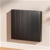 EMKE Termoconvettore elettrico a risparmio energetico, da pavimento o montaggio a parete, colore antracite, 1000 W, con display LCD, timer settimanale, applicazione telecomando, riscaldamento