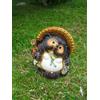 Fortunato Fortune Tanuki Giapponese Procione Cane Shigaraki Yaki Pottery Bambola