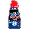 Finish Ultimate Gel, Gel Detersivo per Lavastoviglie, 30 lavaggi, 540 ml, Fresh, Extra Potere Sgrassante, Extra Brillantezza, Pulizia Profonda
