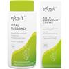 efasit Set per calli - Base per la cura dei piedi con efasit Vital come additivo per il bagno di base per calli e crema anti-cornea efasit con complesso acido; 400 g e 75 ml