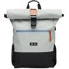 Ela Mo Zaino da donna Rolltop bello, confortevole e ben progettato, 18 l, Lightgrey Orange Pop, L, Casual