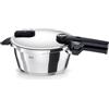 Fissler Vitaquick® Elemental Pentola a Pressione 3,5 L (Ø 22 cm) Verde Salvia - Made in Germany, Compatta, 2 Livelli di cottura, Fondo Supertermico, Induzione