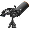 Levenhuk Kelvin MAK80 80/850 AZ Fototelescopio per Smartphone Telescopio Maksutov-Cassegrain per Adulti Compatto con Otturatore Remoto Bluetooth Prisma 90° Montatura Altazimutale per Astrofotografia