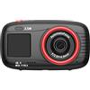 Getdoublerich Fotocamera digitale a doppio schermo da 2,5 K, zoom 16x, fotocamera WiFi con 48 MP, schermo principale da 3 pollici, display secondario da 1,54 pollici per fotografia (nero)