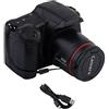 Rtxbvg Videocamera portatile da viaggio Vlog Fotografia 16X Zoom digitale 1080P HD SLR Fotocamera Fotocamere Antivibrazione per Trasmissione in