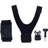 Akozon Supporto Polso per Action Camera con Supporto Girevole a 360 Gradi per Fotografia All'aperto in Bicicletta