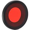 Floweringbeter Filtro per lenti compatibile con Osmo Action 5 Pro e Osmo Action 4, con resistenza alla nebbia e compressione, per un isolamento sicuro della cavità dell'obiettivo (rosso)