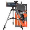 Levenhuk Kelvin MAK127 127/1359 AZ Fototelescopio GoTo Wi-Fi per Smartphone | Telescopio Astronomico per Adulti Compatto con App Mobile Acuter Sky Otturatore Remoto Bluetooth Treppiede in Acciaio