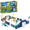 PLAYMOBIL | My Life | Calcio-Arena | Campo da gioco con meccanismo di tiro e 2 porte | Giocattolo calcio dai 4 anni in su | 72056