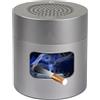 ZbOLi Posacenere senza fumo Purificatore d'aria multifunzionale per sigarette per interni ed esterni, posacenere con accendino Posacenere senza fumo ricaricabile tramite USB, per ufficio domestico gray