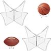 BOBOZHONG Acrilico Supporto da Palla,2 pezzi Display per supporto a sfera,supporto per il supporto del display trasparente,supporto per supporto in acrilico per souvenir,decorazioni,varie palline sportive