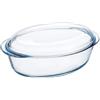 PYREX casseruola Ovale, 33 x 20 x 13 cm, Vetro, Trasparente, 33 cm cm