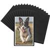 Newoutset Cornici Magnetiche per Frigorifero, 9,3 x 6,3 cm Calamita Portafoto per Polaroid Instax Mini Pellicole, Cornice Personalizzata per Foto, Cartoline (Nero)