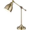 Arte Lamp Braccio Lampada da Scrivania in Metallo Bronzo Lampada da Comodino per Ufficio Studio Home Office Lettura Studio con Design Accogliente per Studio e Lettura