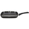 PRESTIGE Duraforge - Griglia quadrata in alluminio, 28 cm, colore: Nero