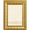 VIOLABBEY Cornice portafoto in oro 13 x 18 cm - Cornice portafoto vintage per parete o decorazione da tavolo, design classico per ufficio e casa, adatta per foto da 5 x 7 pollici.