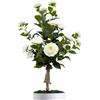 Generico Piante Finte da Esterno con da Terra - Decorazioni Floreali Estetiche Primaverili - Albero Finto per Portico,per esterno patio cortile paesaggio casa ufficio regalo donna