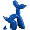NAFEIMILUN Cane Palloncino Scultura Scultura Creativa In Resina A Forma Di Cane Che Fa La Cacca Decorazione Per La Casa Blu 9 * 6 * 11.5cm