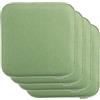 Brandsseller Set di 4 Cuscini in Feltro 35x35x2 cm - Cuscini quadrati e robusti per sedie da interno ed esterno, imbottiti e resistenti - Verde Chiaro