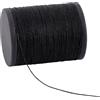 PH PandaHall 200m Corda in Filo di Lino Cordino Cerato in Lino Naturale, 0.45mm Nero Filo Cerato Macrame per Rilegatura di Libri Cuoio Cucito Artigianato Fai Da Te