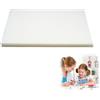 Flewdart 36 plastica pazza traslucida 14.5 x 20 x 0.3cm, carta pazza termoretraibile shrinky dink, foglio di plastica pazzo disegno Solo per la pittura a mano, non stampabile (14,5x20cm 36pcs)